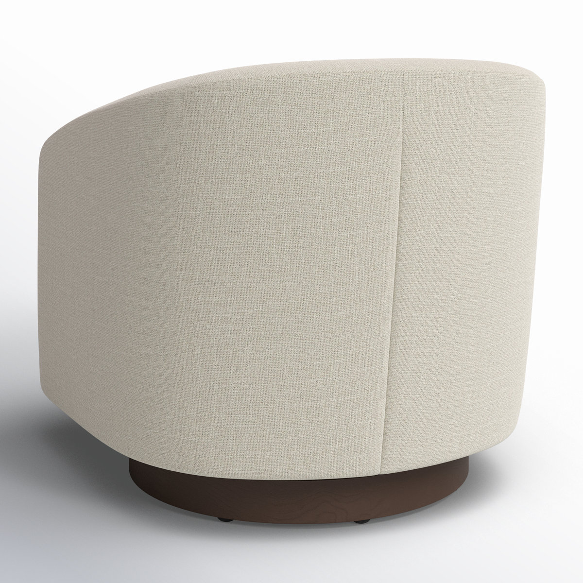 Bennett Upholstered Swivel Barrel Chair